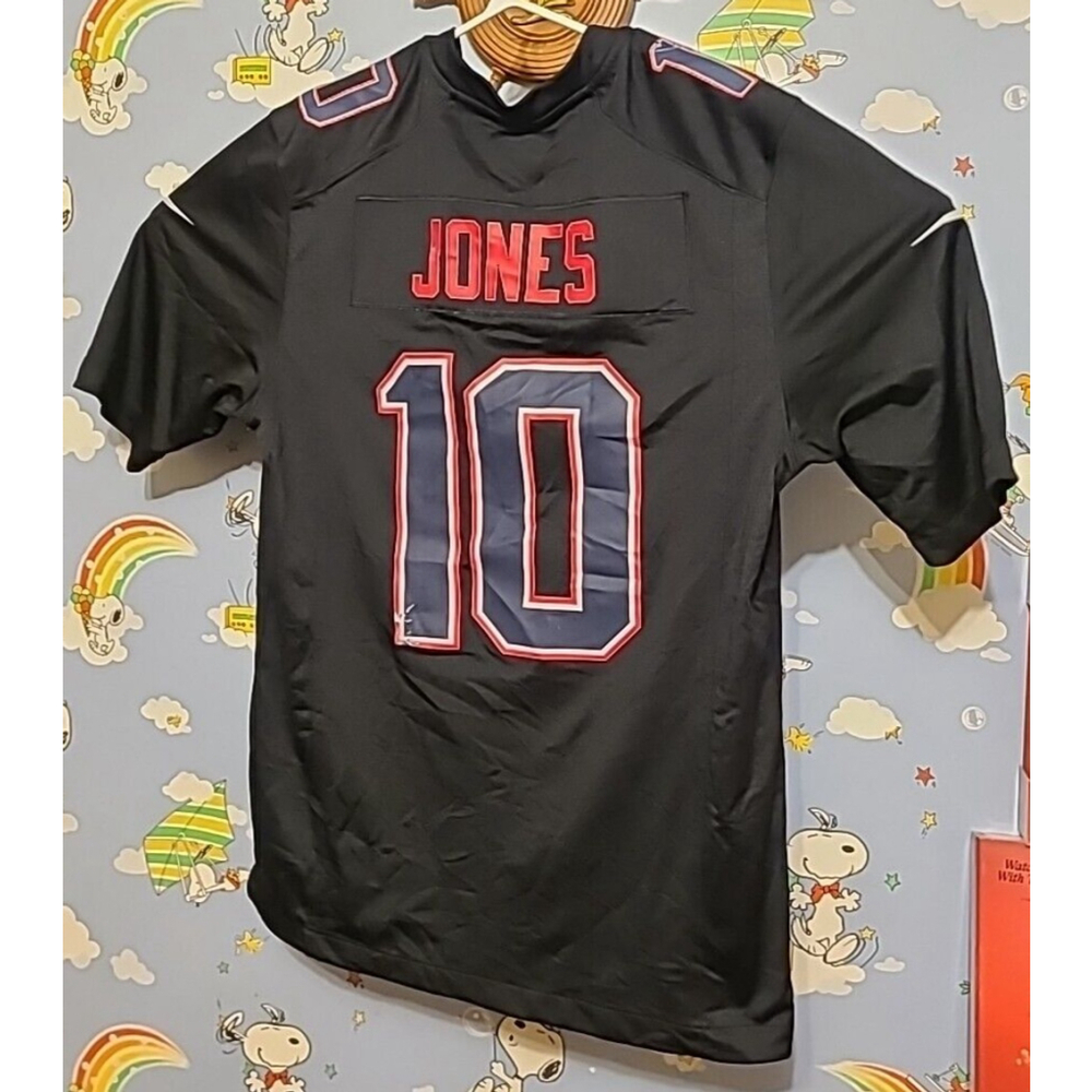 NFL New England Patriots Mac Jones # 10 Jersey Nike On Field Size Medium Black